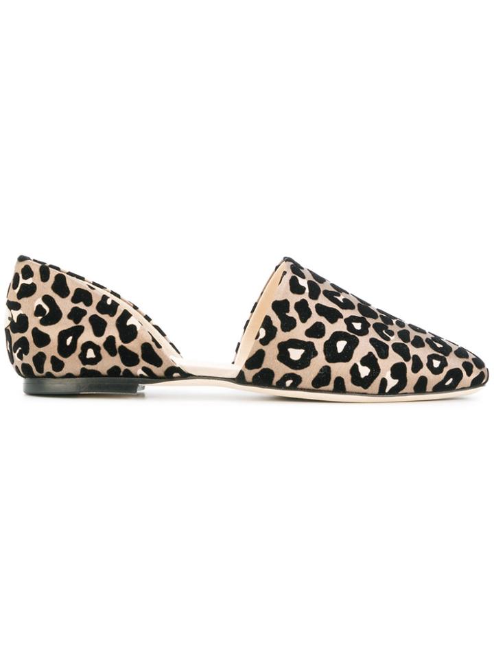 Jimmy Choo Globe Loafers - Brown