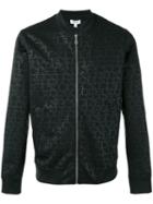 Kenzo Logo Print Bomber Jacket, Men's, Size: Small, Black, Polyester/polyamide