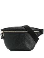 Zanellato Snakeskin Effect Belt Bag - Black