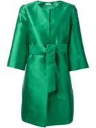 P.a.r.o.s.h. Pulp Coat, Women's, Size: M, Green, Polyester/silk