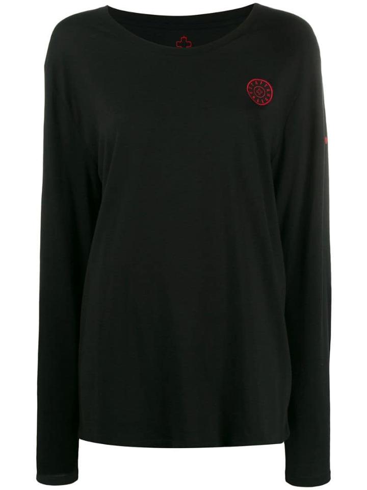 A.f.vandevorst Logo Patch Long Sleeve Top - Black