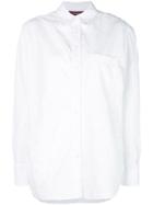 Sies Marjan Crinkle Effect Button-up Shirt - White