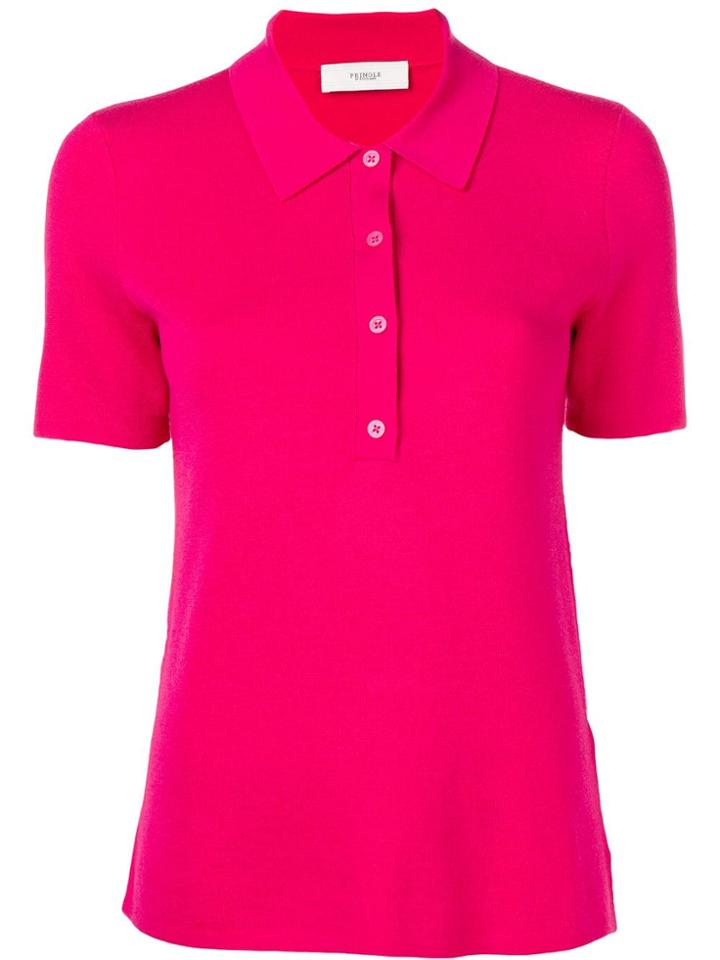 Pringle Of Scotland Plain Polo Shirt - Pink