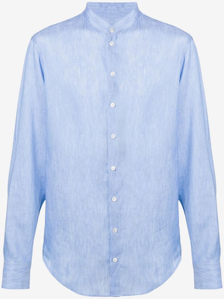 Giorgio Armani Simple Shirt - Blue