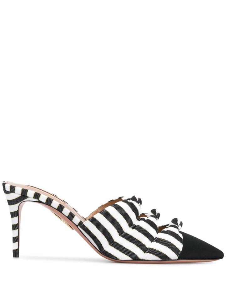 Aquazzura Mondaine 75 Mules - White