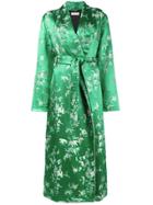 Attico Nora Jacquard Robe - Green