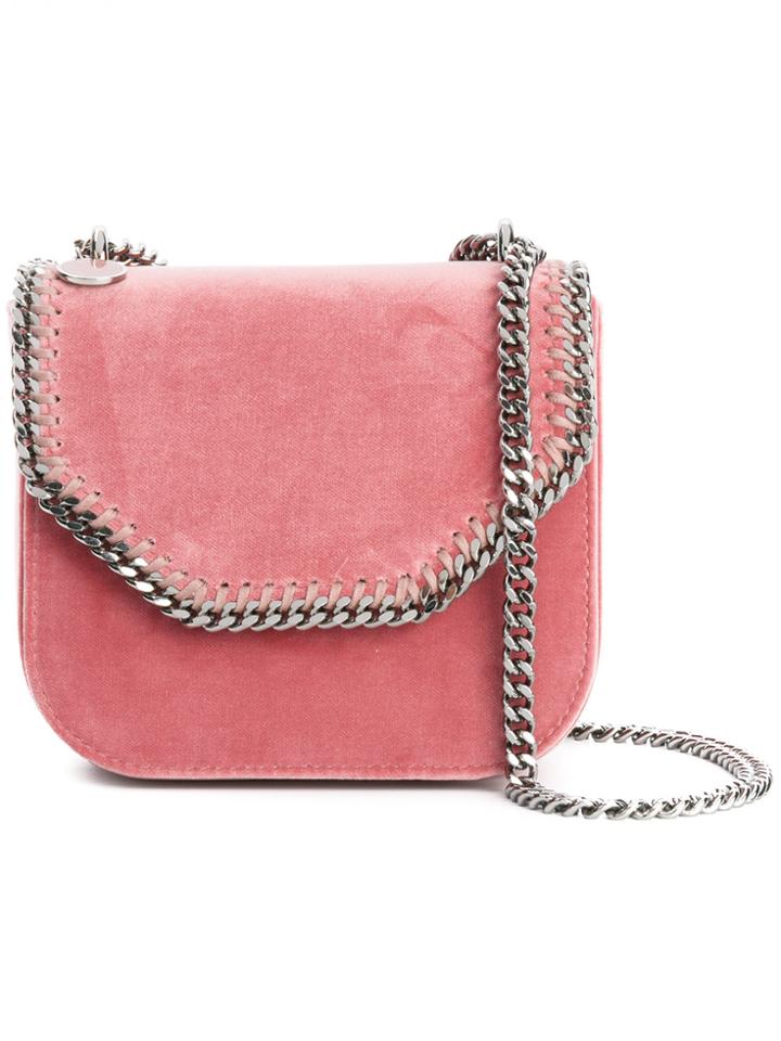 Stella Mccartney Mini Falabella Box Shoulder Bag - Pink & Purple