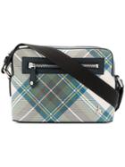 Vivienne Westwood Tartan Messenger Bag - Blue