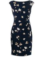 Lauren Ralph Lauren Floral Print Midi Dress - Blue