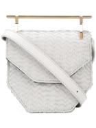 M2malletier Amor/fati Crossbody Bag, Women's, White, Leather