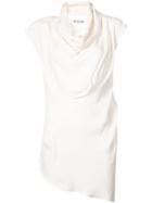 Maticevski Cowl Neck Long Top - Pink & Purple
