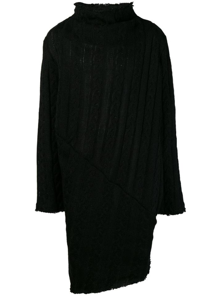 Moohong Oversized Knit Sweater - Black