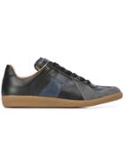 Maison Margiela Replica Colour-block Sneakers - Black