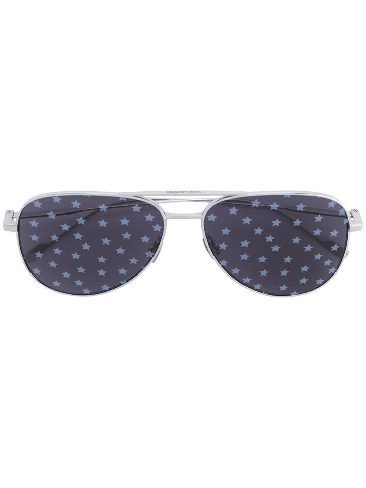Saint Laurent Eyewear Classic 193 T Aviator Sunglasses - Multicolour