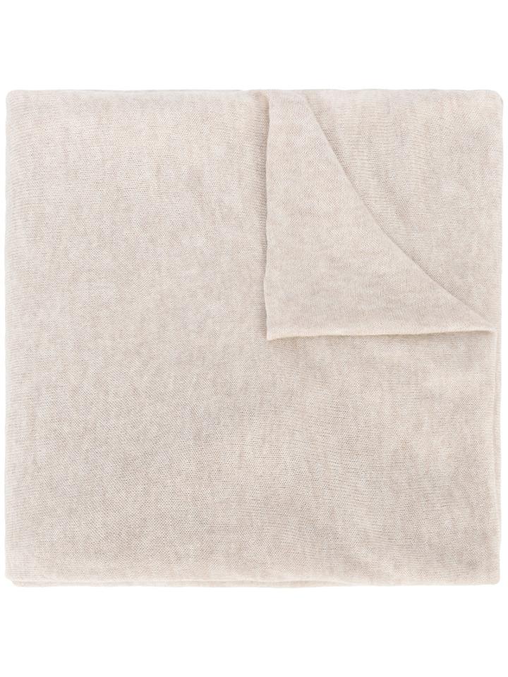 Liska - Classic Scarf - Women - Cashmere/silk - One Size, Nude/neutrals, Cashmere/silk