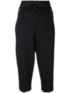 Nike - Cropped Track Pants - Women - Cotton/nylon/polyester - S, Women's, Black, Cotton/nylon/polyester