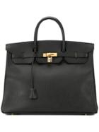 Hermès Vintage Haut A Courroies 40 Hand Bag Ardennes - Black