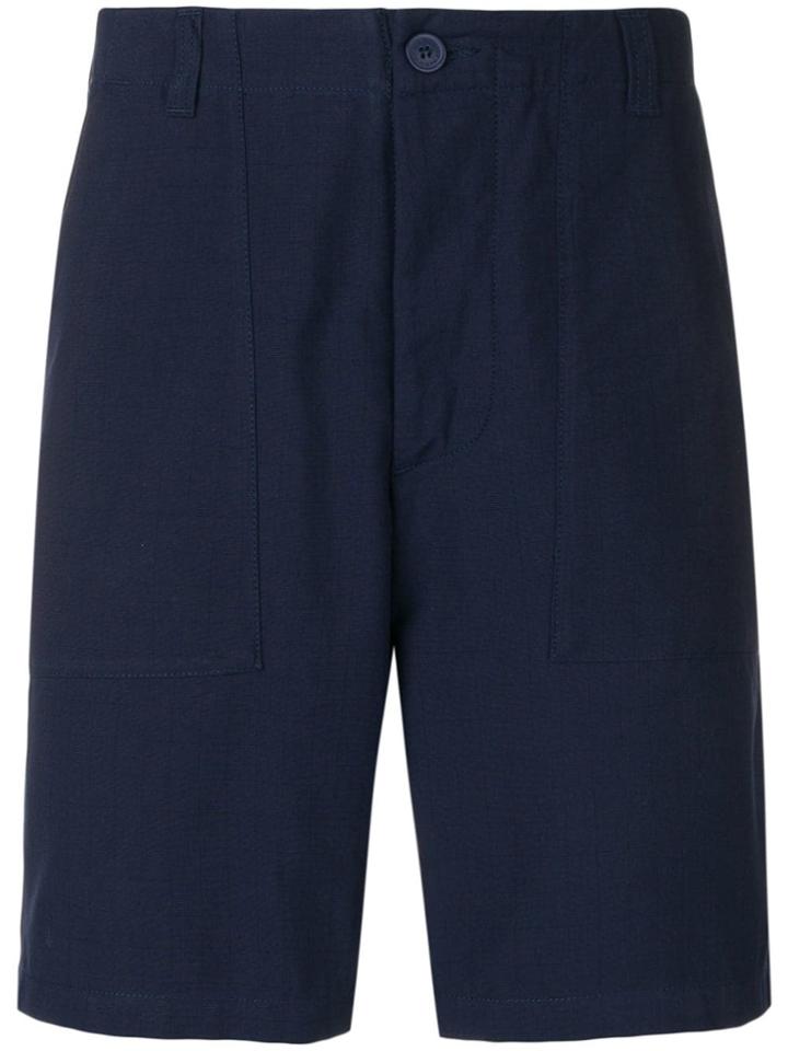 Maison Kitsuné Flap Pocket Shorts - Blue