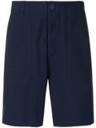 Maison Kitsuné Flap Pocket Shorts - Blue