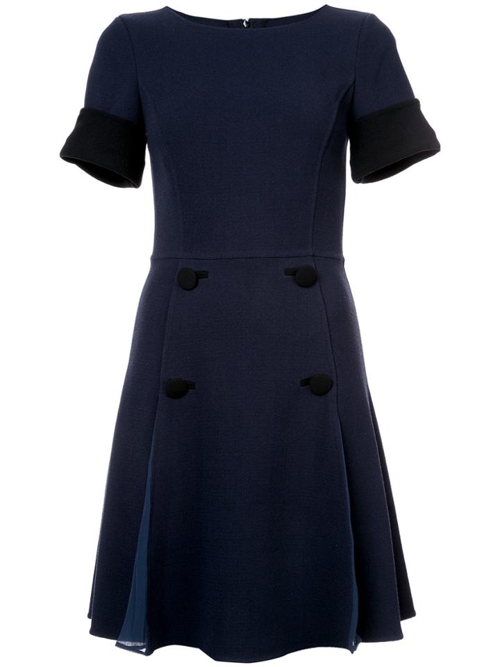 Oscar De La Renta A-line Dress - Blue