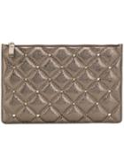 Valentino Valentino Garavani Rockstud Spike Clutch - Gold