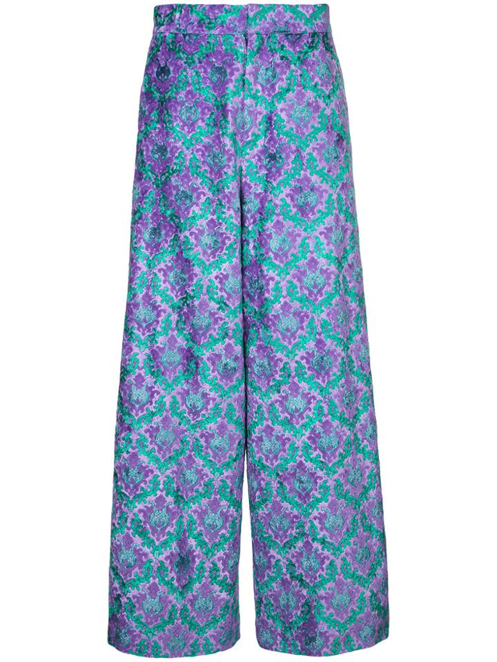 G.v.g.v. Wide Leg Trousers - Pink & Purple