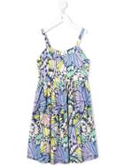 Margherita Kids - Printed A-line Dress - Kids - Linen/flax/viscose - 5 Yrs