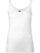 Eleventy - Scoop-neck Tank - Women - Spandex/elastane/modal - L, White, Spandex/elastane/modal