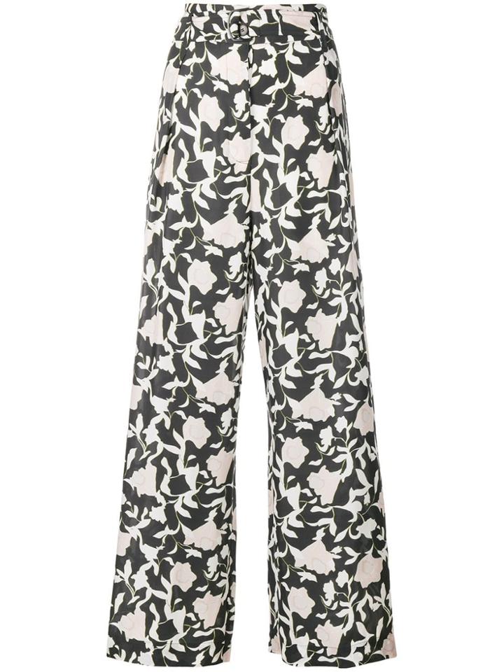 Christian Wijnants Pega Floral Trousers - Green