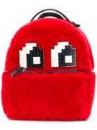Les Petits Joueurs Lego Eyes Furry Backpack - Red