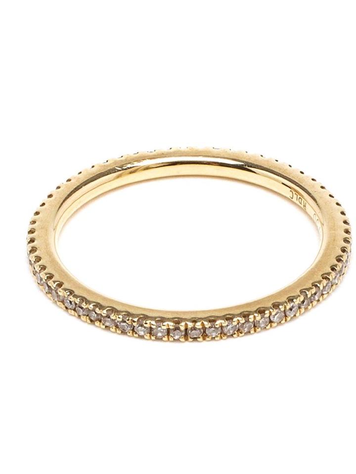 Rosa De La Cruz 18k Yellow Gold & Diamond Midi Ring