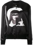 Givenchy Madonna Printed Bomber Jacket - Black