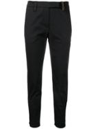 Brunello Cucinelli Ankle Zips Trousers - Black