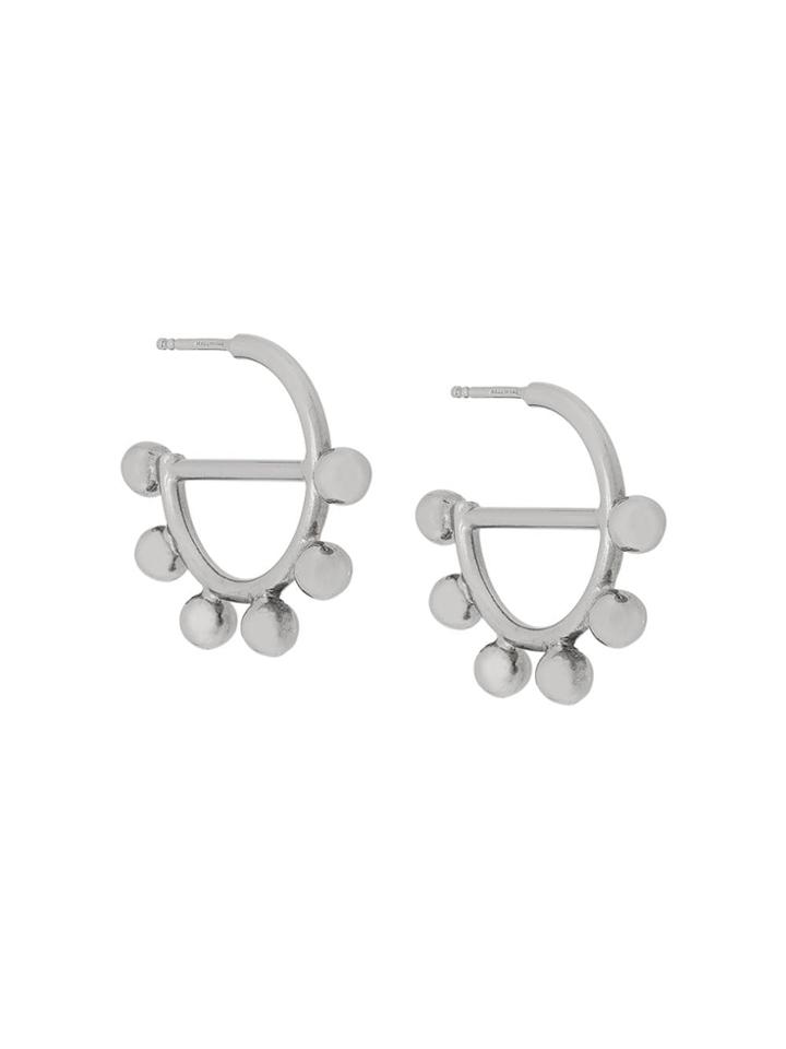 Jw Anderson Mini Hoop Earrings - Grey