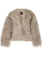 Domenico + Savio Short Single-breasted Coat - Brown