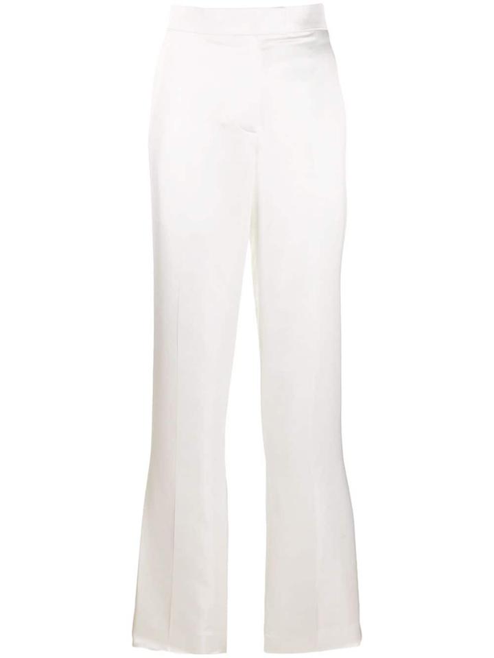 Helmut Lang Straight-leg Tailored Trousers - White