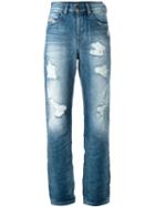 Diesel Distressed Jeans, Women's, Size: 30, Blue, Cotton