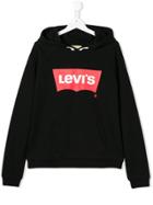 Levi's Kids Logo Print Hoodie - Black