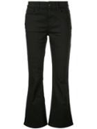 Nili Lotan Kick Flare Jeans - Black