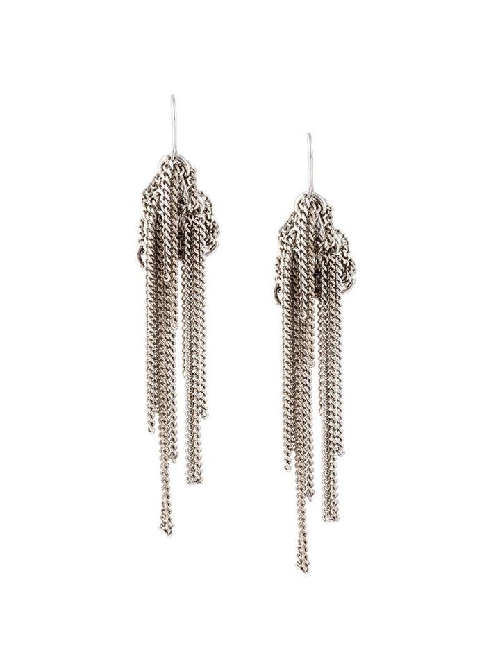 Mm6 Maison Margiela Knotted Chain Earrings