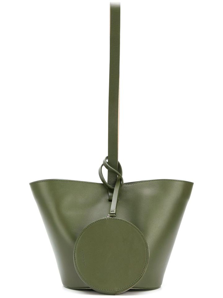 Building Block Short Basket Bag - Green