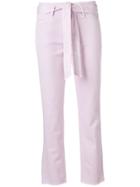 Cambio Belted Trousers - Purple