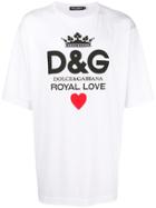 Dolce & Gabbana Royal Love Print T-shirt - White
