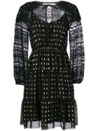 Temperley London Wondering Lace-detail Dress - Black