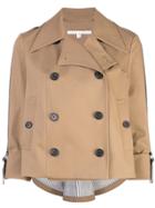 Veronica Beard Double Breasted Trench Jacket - Neutrals