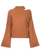 Manning Cartell Flared Sleeves Jumper - Brown