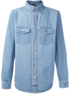 Les (art)ists 'big' Denim Shirt, Men's, Size: Small, Blue, Cotton