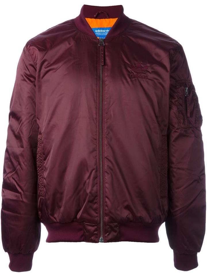 Adidas Originals 'ma1 Superstar' Jacket, Men's, Size: Large, Pink/purple, Polyester