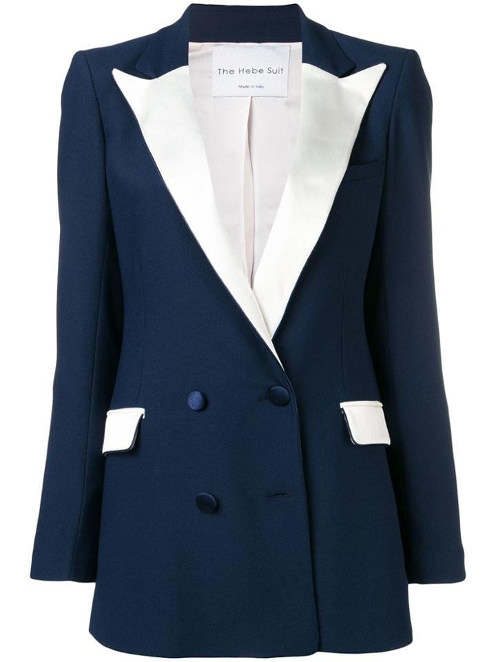 Hebe Studio Bianca Blazer - Blue
