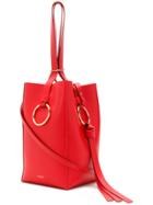 Nina Ricci O-ring Bucket Bag - Red